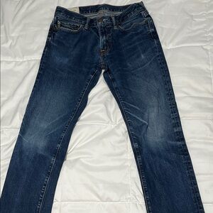 Abercrombie & Fitch Dark Blue Straight Jeans